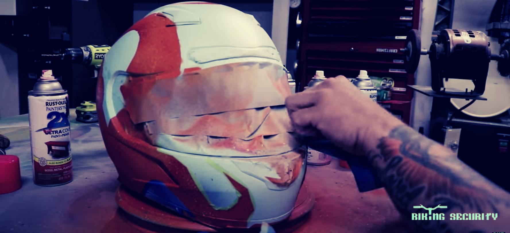 How To Paint A Dirt Bike Helmet