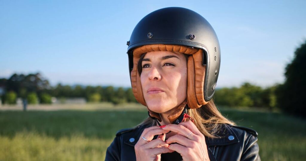 Can You Ride with a Modular Helmet Open